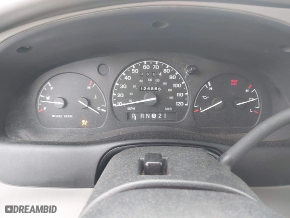 2000 Ford Ranger XL with VIN 1FTYR14X8YTA76453, listed as a IAAI auction lot 41851341 with 124,886 mi miles. Bid and sale history available at carsss.com. Image 7.