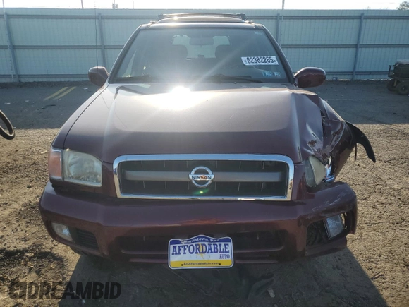 2003 Nissan Pathfinder LE with VIN JN8DR09Y83W831073, listed as a Copart auction lot 62382265 with 94,596 mi miles and Salvage title. Bid and sale history available at DreamBid. Image 5.