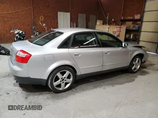 2003 Audi A4 1.8T with VIN WAULC68E63A357752, listed as a Copart auction lot 82393894 with 64,230 mi miles and Salvage Title. Bid and sale history available at carsss.com. Image 3.