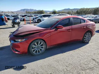 2021 Mazda 3 Select with VIN 3MZBPBBM6MM208674, listed as a Copart auction lot 87895685 with 9,132 mi miles and Salvage Title. Bid and sale history available at carsss.com. Image 1.