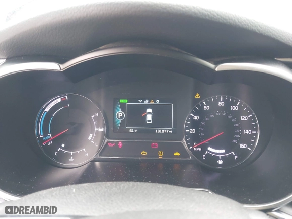 2014 Kia Optima Hybrid LX with VIN KNAGM4AD4E5066067, listed as a IAAI auction lot 41884259 with 131,077 mi miles. Bid and sale history available at carsss.com. Image 7.