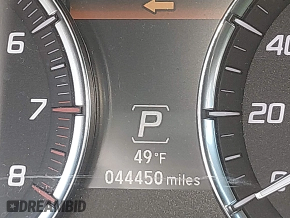 2020 Acura TLX w/Technology Pkg with VIN 19UUB1F53LA015337, listed as a IAAI auction lot 41427035 with 44,450 mi miles. Bid and sale history available at carsss.com. Image 7.