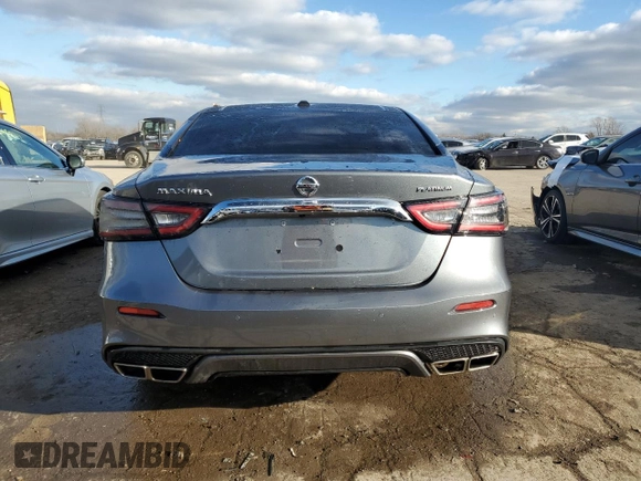 2020 Nissan Maxima Platinum with VIN 1N4AA6FVXLC380674, listed as a Copart auction lot 36860834 with 47,516 mi miles and Clean Title. Bid and sale history available at DreamBid. Image 6.