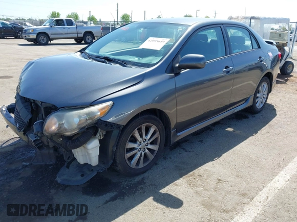 2009 Toyota Corolla with VIN 1NXBU40E69Z034459, listed as a IAAI auction lot 42095649 with 173,296 mi miles. Bid and sale history available at carsss.com. Image 17.