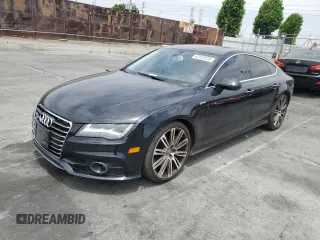 2012 Audi A7 Premium Plus with VIN WAUSGAFC0CN002184, listed as a Copart auction lot 62028335 with 120,971 mi miles and Salvage title. Bid and sale history available at DreamBid. Image 1.