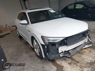 2019 Audi e-tron Premium Plus z VIN WA1LAAGE4KB023803, wystawiony jako IAAI lot #42184693 z przebiegiem 30 746 mil mil oraz . Historia ofert i sprzedaży dostępna na DreamBid. Obrazek 1.