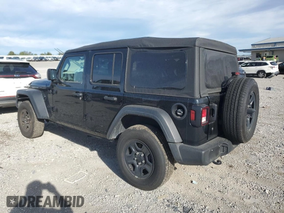2023 Jeep Wrangler Sport with VIN 1C4HJXDN7PW530536, listed as a Copart auction lot 69664634 with 16,816 mi miles and Salvage Title. Bid and sale history available at DreamBid. Image 2.