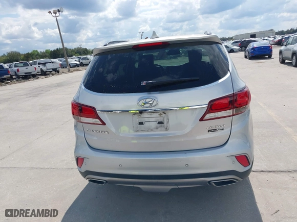 2017 Hyundai Santa Fe Limited Ultimate with VIN KM8SRDHF7HU180527, listed as a IAAI auction lot 41557692 with 89,415 mi miles. Bid and sale history available at carsss.com. Image 17.