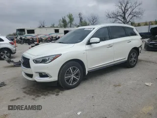 2017 Infiniti QX60 with VIN 5N1DL0MM4HC517751, listed as a Copart auction lot 52100765 with 75,843 mi miles and Salvage Title. Bid and sale history available at DreamBid. Image 1.