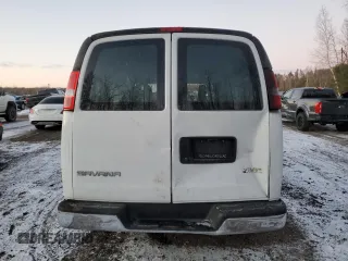 2021 GMC Savana Cargo Van with VIN 1GTW7AFP9M1246710, listed as a Copart auction lot 85054244 with 0 mi miles and Non Repairable. Bid and sale history available at carsss.com. Image 6.