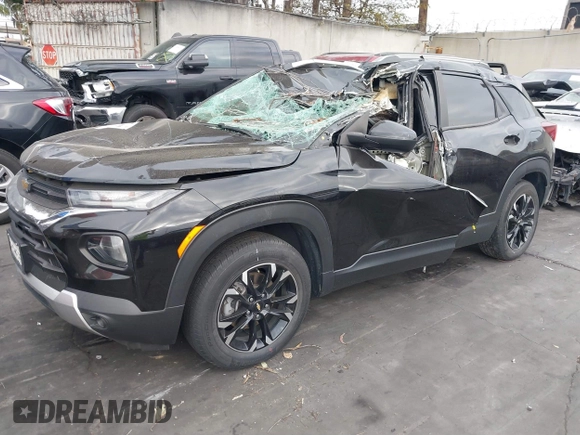 2022 Chevrolet TrailBlazer LT with VIN KL79MPS26NB010883, listed as a IAAI auction lot 41812015 with 61,508 mi miles and . Bid and sale history available at DreamBid. Image 2.