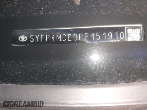 2023 Toyota Corolla SE with VIN 5YFP4MCE0PP151910, listed as a IAAI auction lot 41732551 with 27,525 mi miles and . Bid and sale history available at DreamBid. Image 17.