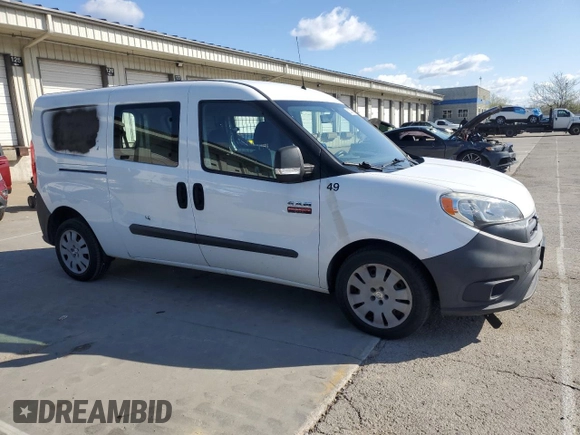 2015 Ram ProMaster City Cargo Tradesman with VIN ZFBERFAT1F6A02522, listed as a Copart auction lot 52597545 with 184,024 mi miles and Clean Title. Bid and sale history available at carsss.com. Image 4.
