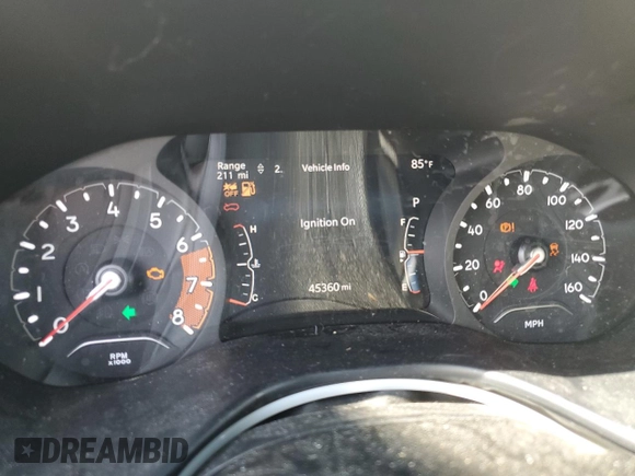 2023 Jeep Compass Latitude z VIN 3C4NJDBN6PT562209, wystawiony jako Copart lot #59638715 z przebiegiem 45 360 mil mil oraz Szkoda całkowita • Salvage title. Historia ofert i sprzedaży dostępna na DreamBid. Obrazek 9.