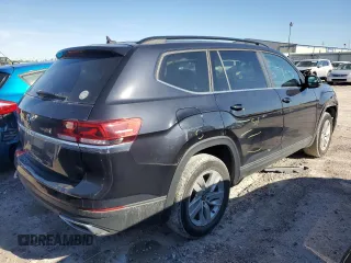 2021 Volkswagen Atlas S with VIN 1V2AP2CA8MC610439, listed as a Copart auction lot 81643654 with 39,514 mi miles and Salvage title. Bid and sale history available at DreamBid. Image 3.