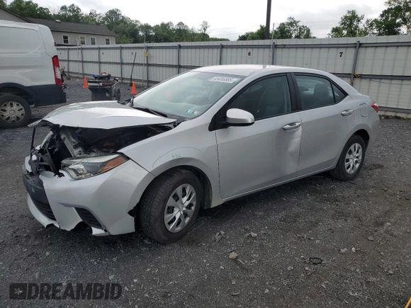 2016 Toyota Corolla L with VIN 2T1BURHE9GC597134, listed as a Copart auction lot 55486885 with 127,220 mi miles and Salvage Title. Bid and sale history available at DreamBid. Image 1.