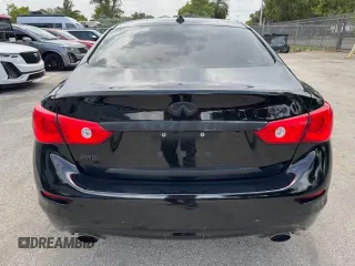 2017 Infiniti Q50 Premium with VIN JN1EV7AR8HM835199, listed as a Copart auction lot 63226895 with 46,714 mi miles and Salvage title. Bid and sale history available at DreamBid. Image 6.