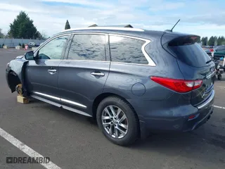 2014 Infiniti QX60 with VIN 5N1AL0MM7EC533764, listed as a IAAI auction lot 41849807 with 73,079 mi miles. Bid and sale history available at carsss.com. Image 3.