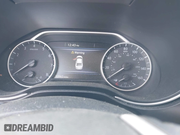 2019 Nissan Maxima SV with VIN 1N4AA6AV5KC377042, listed as a IAAI auction lot 41839754 with 53,962 mi miles and . Bid and sale history available at DreamBid. Image 14.