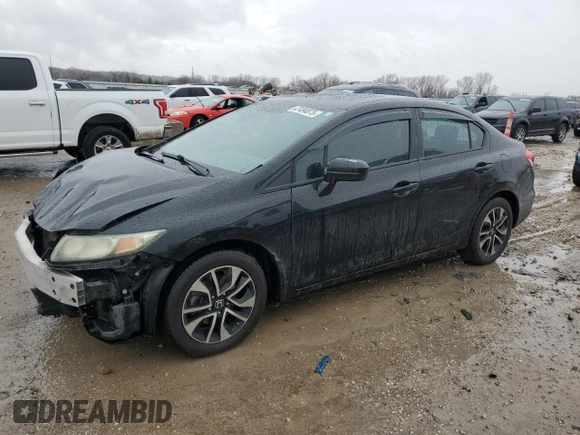 2014 Honda Civic Sedan EX with VIN 19XFB2F81EE083031, listed as a Copart auction lot 47484075 with 258,230 mi miles and Salvage Title. Bid and sale history available at carsss.com. Image 1.