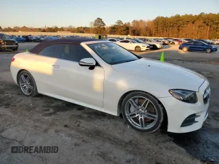 2018 Mercedes-Benz E-Class E 400 with VIN WDD1K6FB8JF038753, listed as a Copart auction lot 87055684 with 63,867 mi miles and Salvage Title. Bid and sale history available at carsss.com. Image 4.