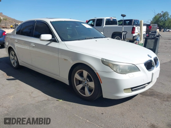 2008 BMW 5 Series 528i with VIN WBANU535X8CT06385, listed as a IAAI auction lot 42531603 with 90,002 mi miles and . Bid and sale history available at DreamBid. Image 1.