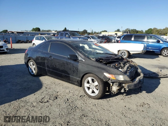 2008 Honda Civic Cpe EX-L with VIN 2HGFG12978H563658, listed as a Copart auction lot 70057354 with 0 mi miles and Salvage Title. Bid and sale history available at carsss.com. Image 4.