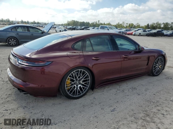 2021 Porsche Panamera с VIN WP0AH2A75ML158181, выставлен на аукционе Copart как лот 77591994 с пробегом 19 746 миль миль и Списание • Salvage title. История ставок и продаж доступна на DreamBid. Изображение 3.