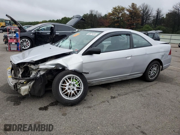 2003 Honda Civic LX with VIN 1HGEM21543L059167, listed as a Copart auction lot 65871424 with 176,835 mi miles and Salvage Title. Bid and sale history available at DreamBid. Image 1.