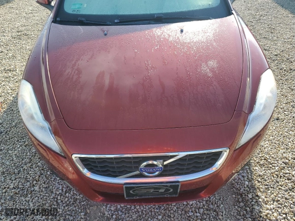 2013 Volvo C70 T5 with VIN YV1672MC8DJ143245, listed as a Copart auction lot 74175544 with 0 mi miles and Salvage Title. Bid and sale history available at carsss.com. Image 11.