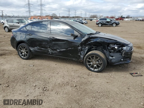 2013 Dodge Dart Rallye with VIN 1C3CDFBA3DD309894, listed as a Copart auction lot 52138275 with 141,608 mi miles and Salvage Title. Bid and sale history available at carsss.com. Image 4.