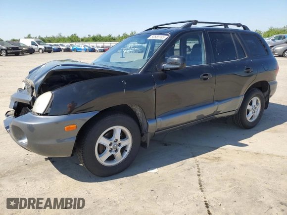 2001 Hyundai Santa Fe GLS with VIN KM8SC83D71U123474, listed as a Copart auction lot 50665145 with 84,155 mi miles and Salvage Title. Bid and sale history available at carsss.com. Image 1.