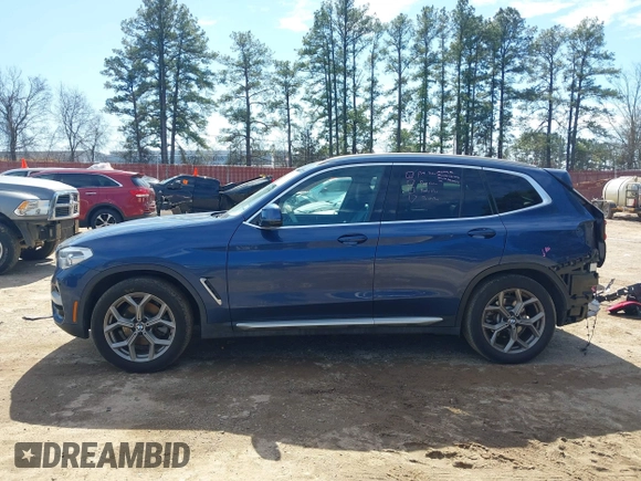 2021 BMW X3 sDrive30i with VIN 5UXTY3C09M9E25058, listed as a IAAI auction lot 41619833 with 94,179 mi miles and . Bid and sale history available at DreamBid. Image 15.