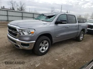 2021 Ram 1500 Big Horn z VIN 1C6SRFFT3MN701635, wystawiony jako Copart lot #50650615 z przebiegiem 59 039 mil mil oraz Szkoda całkowita • Salvage title. Historia ofert i sprzedaży dostępna na DreamBid. Obrazek 1.