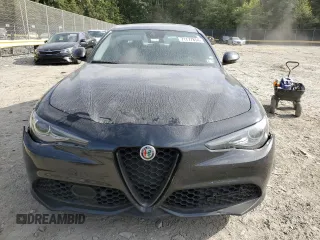 2019 Alfa Romeo Giulia Ti Sport with VIN ZARFANBN8K7605056, listed as a Copart auction lot 71777854 with 71,879 mi miles and Salvage Title. Bid and sale history available at carsss.com. Image 5.