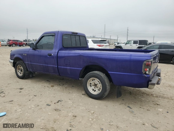 1995 Ford Ranger Splash with VIN 1FTCR10U1STA12087, listed as a Copart auction lot 44596735 with 212,927 mi miles and Salvage Title. Bid and sale history available at carsss.com. Image 2.