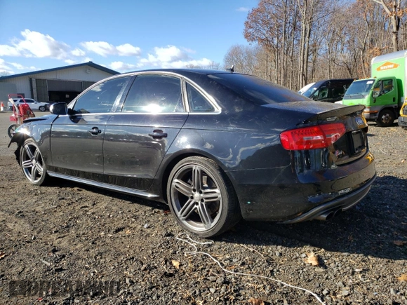 2013 Audi S4 Premium Plus with VIN WAUBGAFL1DA178511, listed as a Copart auction lot 80038854 with 167,860 mi miles and Salvage Title. Bid and sale history available at DreamBid. Image 2.
