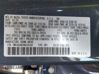 2024 Mazda CX-50 S Select with VIN 7MMVABAM5RN208388, listed as a IAAI auction lot 41301055 with 9,815 mi miles and . Bid and sale history available at DreamBid. Image 9.