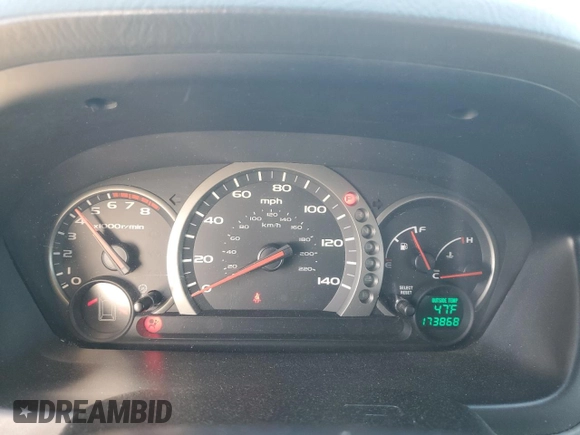 2004 Honda Pilot EX with VIN 2HKYF18564H542414, listed as a Copart auction lot 50727645 with 173,868 mi miles and Salvage Title. Bid and sale history available at DreamBid. Image 9.
