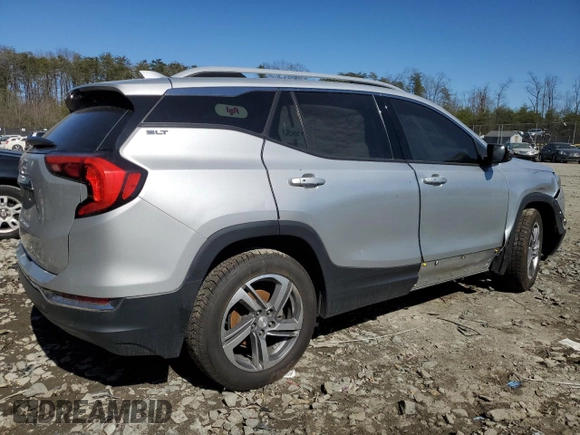2020 GMC Terrain SLT with VIN 3GKALPEVXLL105391, listed as a Copart auction lot 47689065 with 156,888 mi miles and Salvage Title. Bid and sale history available at carsss.com. Image 3.
