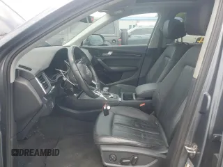 2018 Audi Q5 Premium Plus with VIN WA1BNAFYXJ2215267, listed as a Copart auction lot 60254005 with Not provided miles and Salvage title. Bid and sale history available at DreamBid. Image 7.