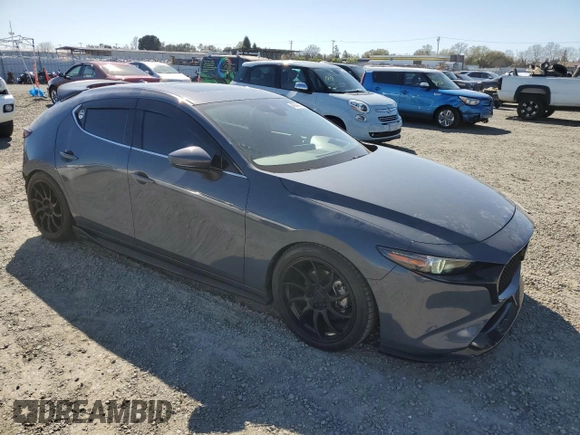 2022 Mazda Mazda3 Hatchback Premium with VIN JM1BPAML3N1501092, listed as a Copart auction lot 48349425 with 50,485 mi miles and Salvage Title. Bid and sale history available at carsss.com. Image 4.