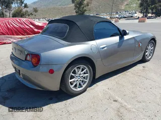 2004 BMW Z4 2.5i with VIN 4USBT33454LR66908, listed as a IAAI auction lot 42013003 with 71,368 mi miles and . Bid and sale history available at DreamBid. Image 4.