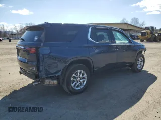 2022 Chevrolet Traverse LS with VIN 1GNEVFKW8NJ193745, listed as a Copart auction lot 50677525 with 41,041 mi miles and Salvage Title. Bid and sale history available at carsss.com. Image 3.