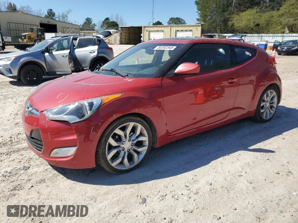 2013 Hyundai Veloster w/Gray Int with VIN KMHTC6AD4DU132794, listed as a Copart auction lot 50352345 with 141,712 mi miles and Salvage Title. Bid and sale history available at carsss.com. Image 1.