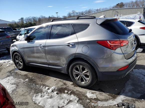 2016 Hyundai Santa Fe Sport with VIN 5XYZUDLBXGG315201, listed as a Copart auction lot 46097065 with 114,747 mi miles and Salvage Title. Bid and sale history available at carsss.com. Image 2.