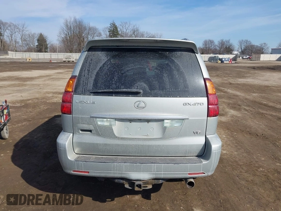 2005 Lexus GX 470 with VIN JTJBT20X250085307, listed as a IAAI auction lot 41783340 with 259,386 mi miles. Bid and sale history available at carsss.com. Image 16.