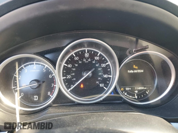 2020 Mazda CX-5 Touring with VIN JM3KFACM8L0764878, listed as a Copart auction lot 49303865 with 114,890 mi miles and Salvage Title. Bid and sale history available at carsss.com. Image 9.