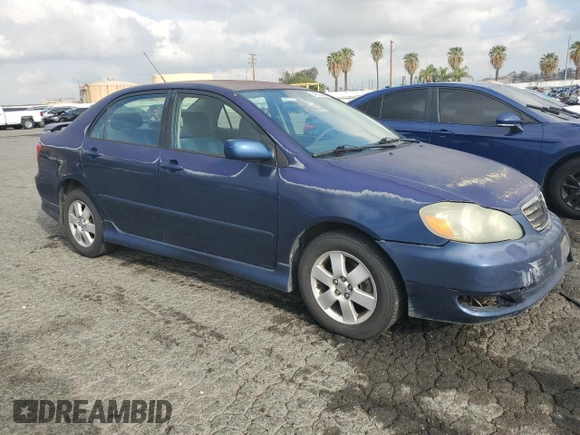 2006 Toyota Corolla CE with VIN 1NXBR30E76Z697563, listed as a Copart auction lot 54623585 with 205,536 mi miles and Clean Title. Bid and sale history available at DreamBid. Image 4.