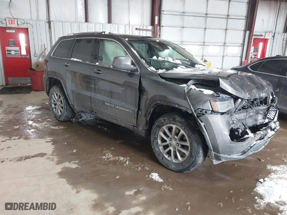 2021 Jeep Grand Cherokee Laredo X with VIN 1C4RJFAG3MC648293, listed as a IAAI auction lot 41586333 with 46,315 mi miles. Bid and sale history available at carsss.com. Image 1.